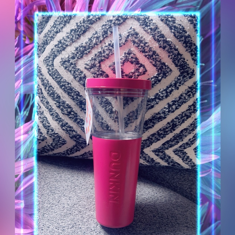 Dunkin Donuts. OS. Pink